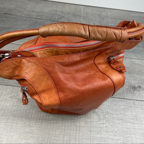 VINTAGE MARZIA Made in Italy GENUINE LEATHER HOBO Bag Purse - Picture 13 of 15
